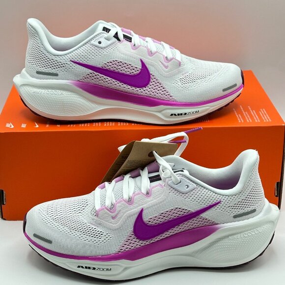 Nike Shoes - Women's Nike Air Zoom Pegasus 41 White Hyper Violet FD2723-103 Sizes 6.5